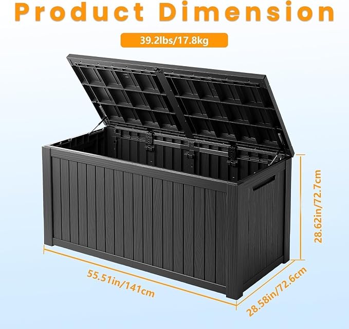 210 Gallon Outdoor Storage Box - Image 3