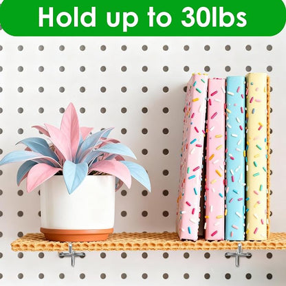 120pcs Pegboard Hooks Peg Board Shelving Hooks Peg Board Hook - Image 7