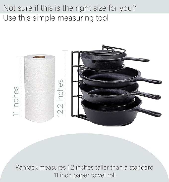 Cuisinel Heavy Duty Pots and Pans Organizer Rack - Image 5