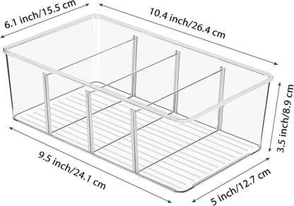 Vtopmart 4 Pack Food Storage Organizer Bins, Cabinet Organization and Storage - Image 2