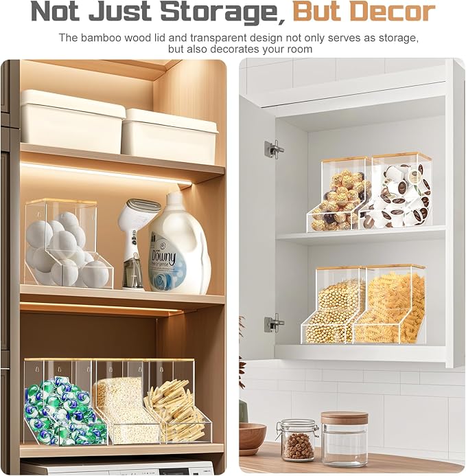 JYPS Laundry Box, Acrylic Dishwasher Pod Holder - Image 4