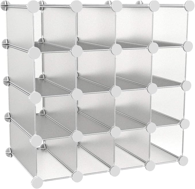 Cube Organizer 16 Cube Shelves by LavishHomeCollection