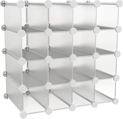Cube Organizer 16 Cube Shelves by LavishHomeCollection