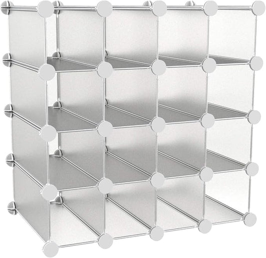 Cube Organizer 16 Cube Shelves by LavishHomeCollection