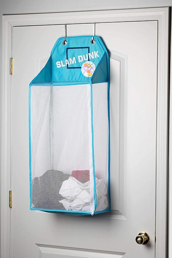 Store & Score Over The Door Hanging Kids Fun LED Basketball Light-Up - Image 2