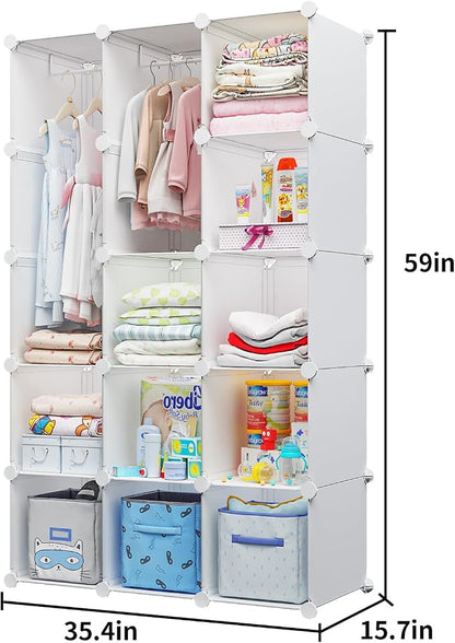 Modular Baby Wardrobe Closet, Portable Children Organizers and Storage - Image 5
