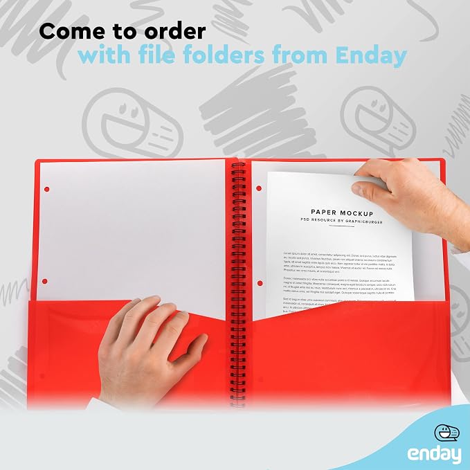 Poly 8 Pocket Organizer File Folder Letter Legal Document Organizer Perfect - Image 6