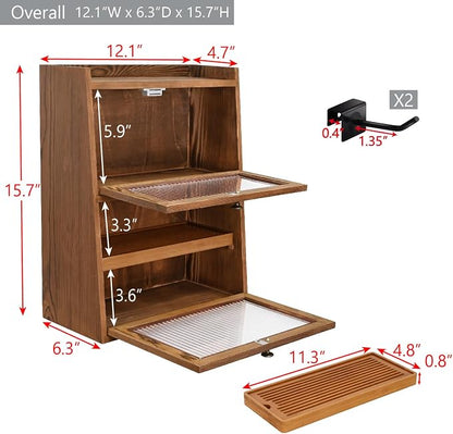 Ikee Design Wood 2-Tier Cabinet - Image 2