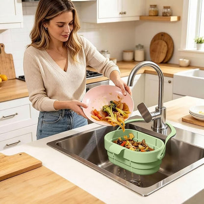Stretchable Foldable Hanging Sink Strainer Basket - Image 5