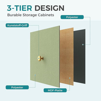 OLIXIS 8 Drawer Storage Dresser - Image 5