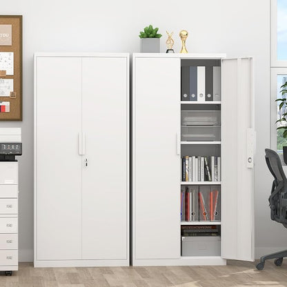Metal Locking Cabinet, Heavy Duty Tall Cabinet - Image 2