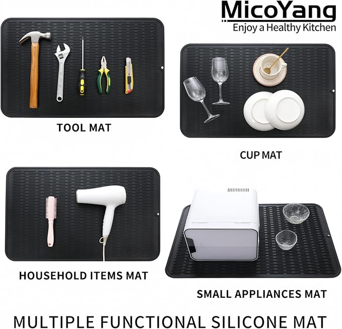 Silicone Dish Drying Mat for Multiple Usage, Easy clean, Eco-friendly, - Image 4