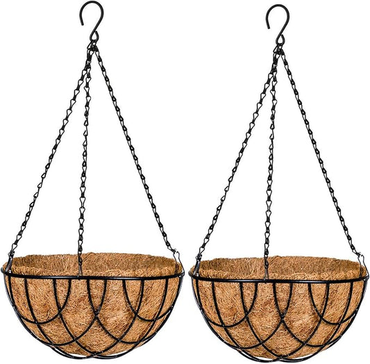 Kingbuy 10 Inch Metal Hanging Planter Basket by Kingbuy