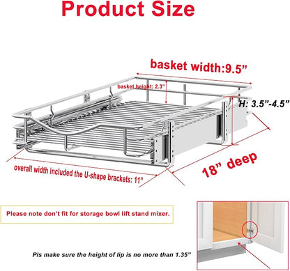 DINDON Pull Out Cabinet Organizer, Pull Out Drawers - Image 2