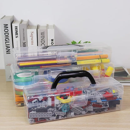 Plastic Storage Container with Lid, Small Storage Bin - Image 5