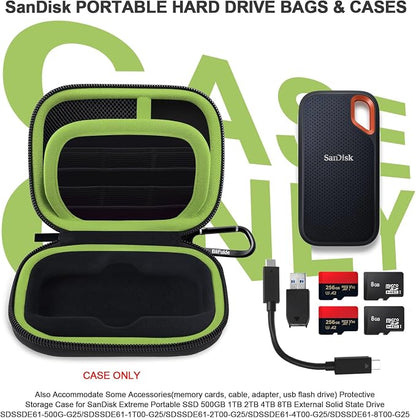 Hard Case for SanDisk Extreme Portable SSD 500GB 1TB 2TB 4TB 8TB External Solid - Image 2