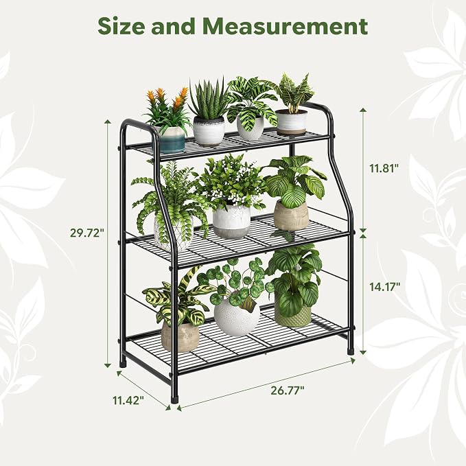 Simple Trending Plant Stand Indoor Outdoor, Plant Shelf - Image 3