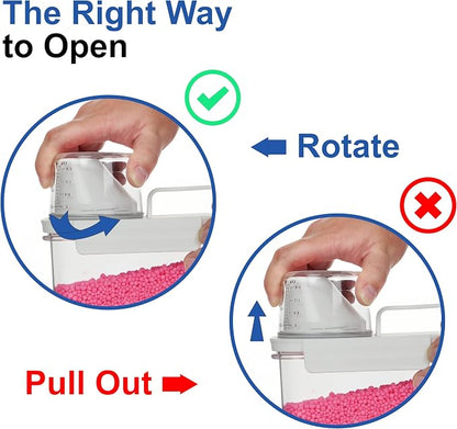 Laundry Detergent Dispenser, Liquid Laundry Container & Powder Soap Dispenser - Image 3