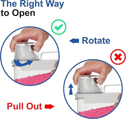 Laundry Detergent Dispenser, Liquid Laundry Container & Powder Soap Dispenser - Image 3
