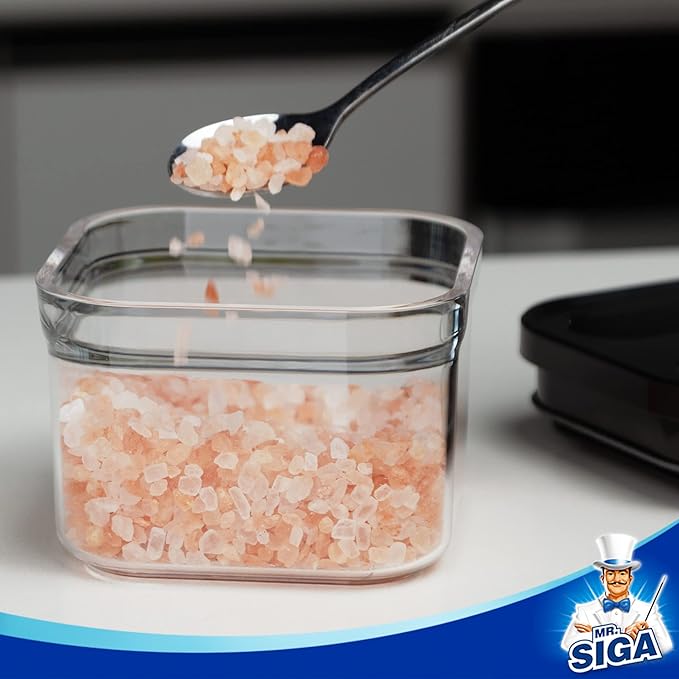 MR.SIGA 4 Pack Airtight Food Storage Container Set, BPA Free Kitchen Pantry - Image 2