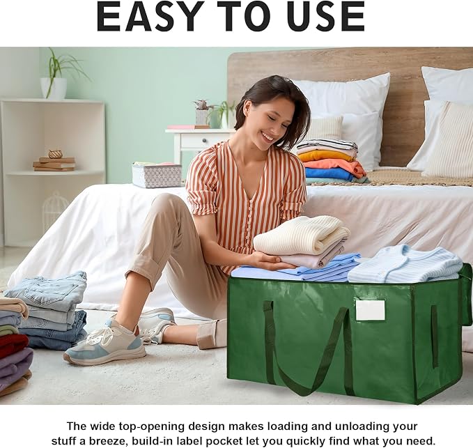 4 Pack-Extra Large Heavy Duty Moving Bags - Image 6
