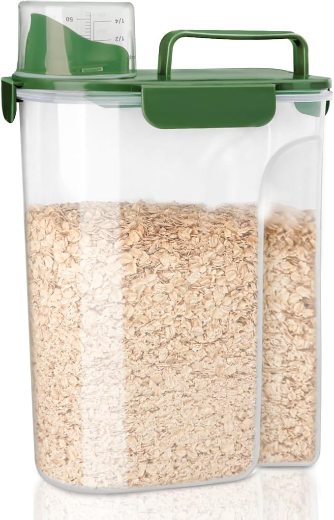 Komzon Rice Container, Airtight Rice Storage Container 10lb, Cereal Containers by Komzon
