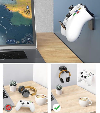 2-Pack Controller Holder Wall Mount, Headset Holder Stand - Image 6