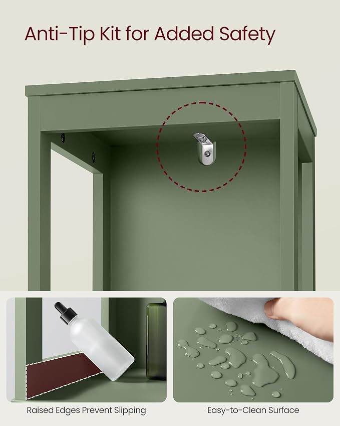 VASAGLE Storage Cabinet, Storage Organizer Rack Stand - Image 7