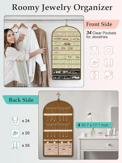 MATEIN Over the Door Jewelry Organizer - Image 2