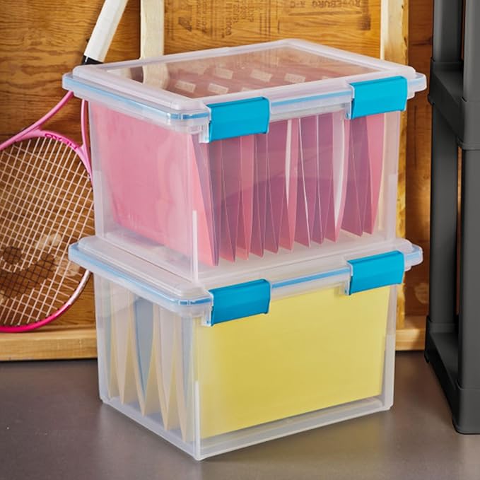 Sterilite 4-Pack Gasket Box, Weather-Resistant Storage Bins - Image 6