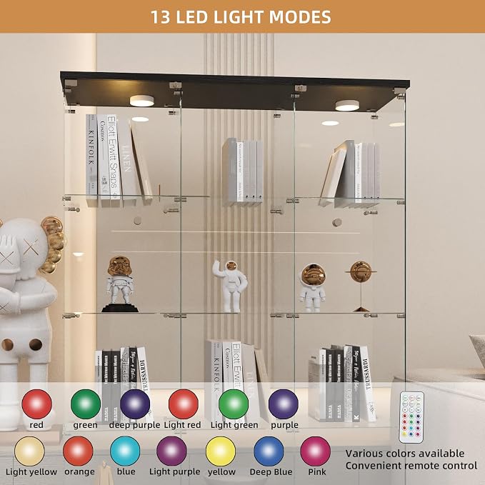Beauty4U Glass Display Cabinet - Image 5