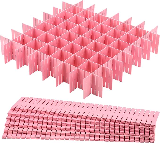 acDesign 40Pcs Grid Drawer Dividers, Adjustable Drawer Organizer by acDesign