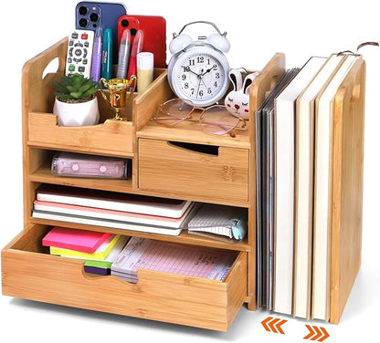 ZOOFOX Bamboo Desk Organizer by zoofox