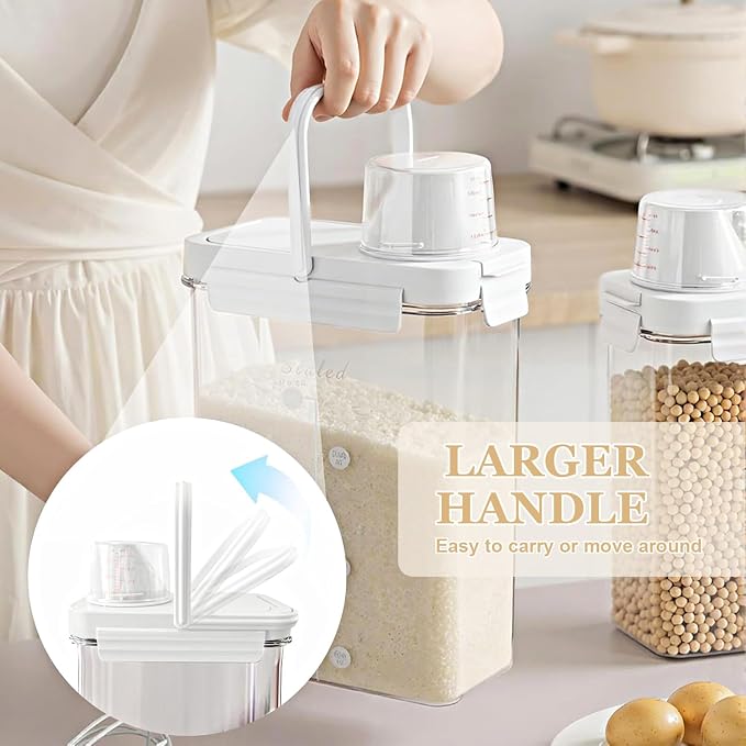 Hongya Rice Container, Airtight Rice Storage Container, Portable Pet Food - Image 7