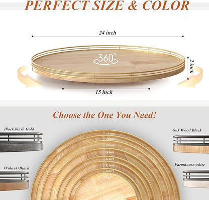 24 Inch Extra Large Lazy Susan Turntable - Image 6