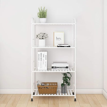 JSB 4-Tier Adjustable Shelving Unit, Heavy Duty Storage Rack Organizer Metal - Image 4