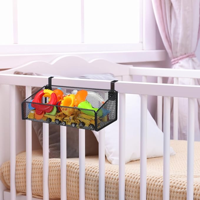 Bedside Hanging Basket, Over The Bunk Bed Headboard Cubicle Shelf Rack - Image 9