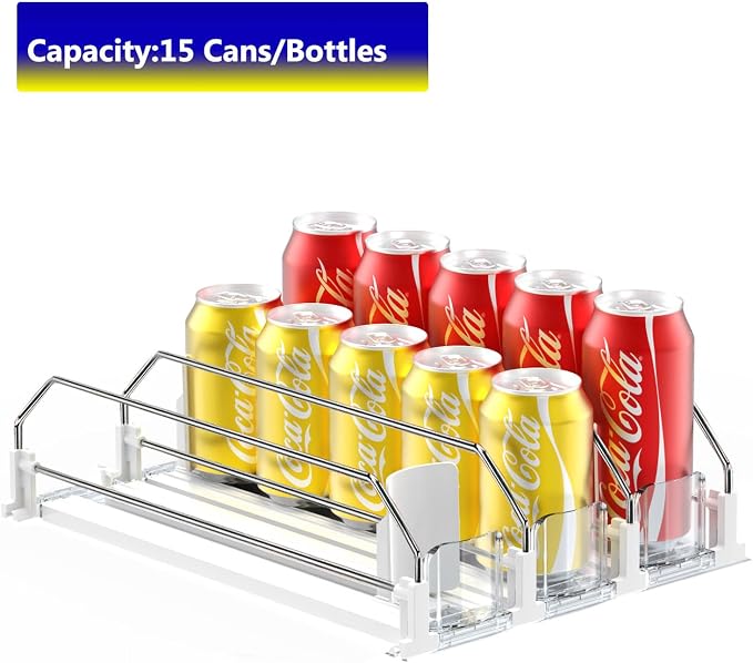 Drink Organizer for Fridge, Automatic Pusher Glide Soda Can Organizer for - Image 5