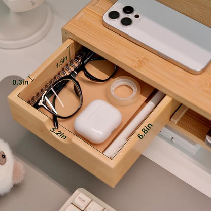 Bamboo Monitor Stand Riser - Image 4