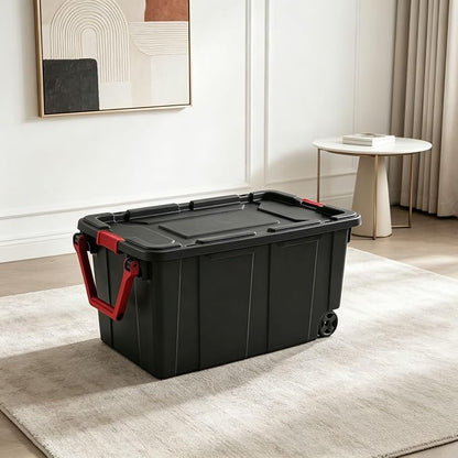 40-gallon wheeled plastic storage boxes - Image 5