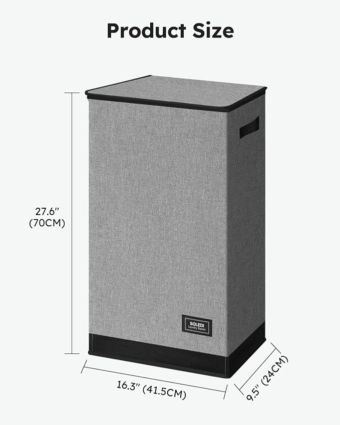 SOLEDI Slim Laundry Hamper - Image 6