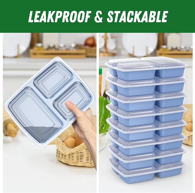 50 Pack 32 oz Meal Prep Containers Reusable - Image 4