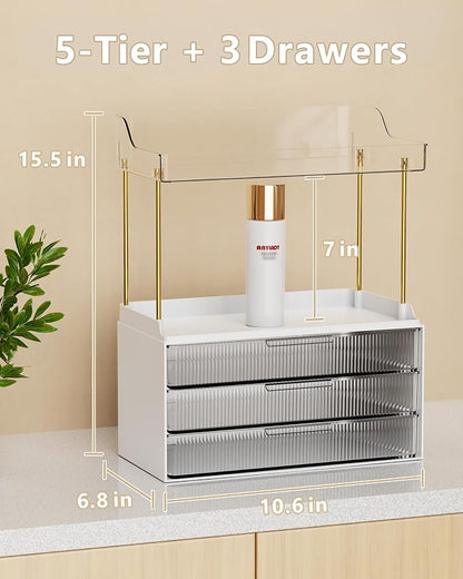 Bathroom Organizers and Storage, Makeup Organizer, Countertop, Dresser Organizer - Image 3
