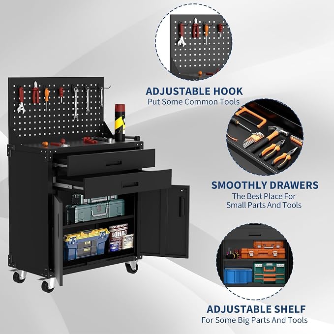 35” Heavy-Duty Rolling Tool Cabinet - Image 5