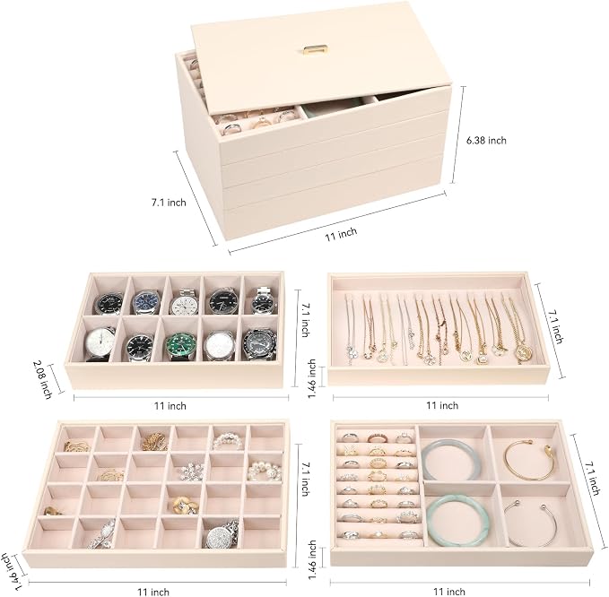 Voova Stackable Jewelry Organizer Tray - Image 5