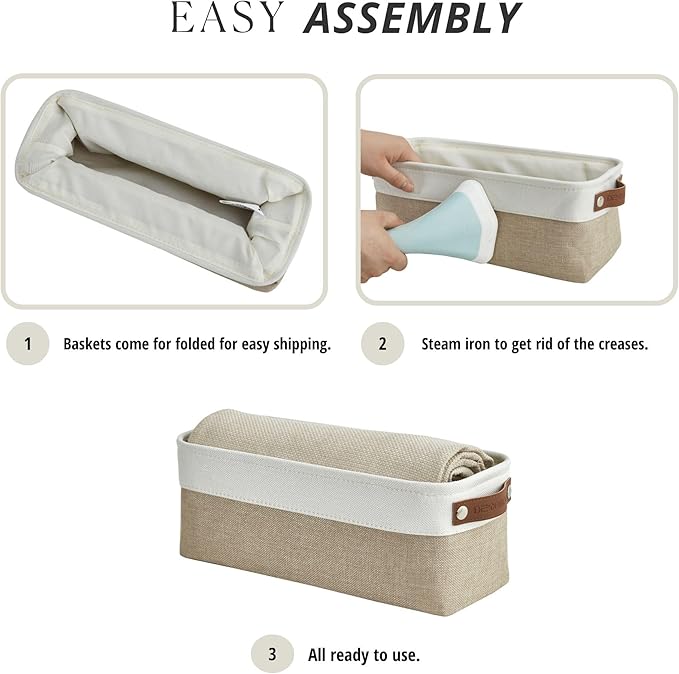 DECOMOMO Narrow Storage Bins Small Baskets - Image 8