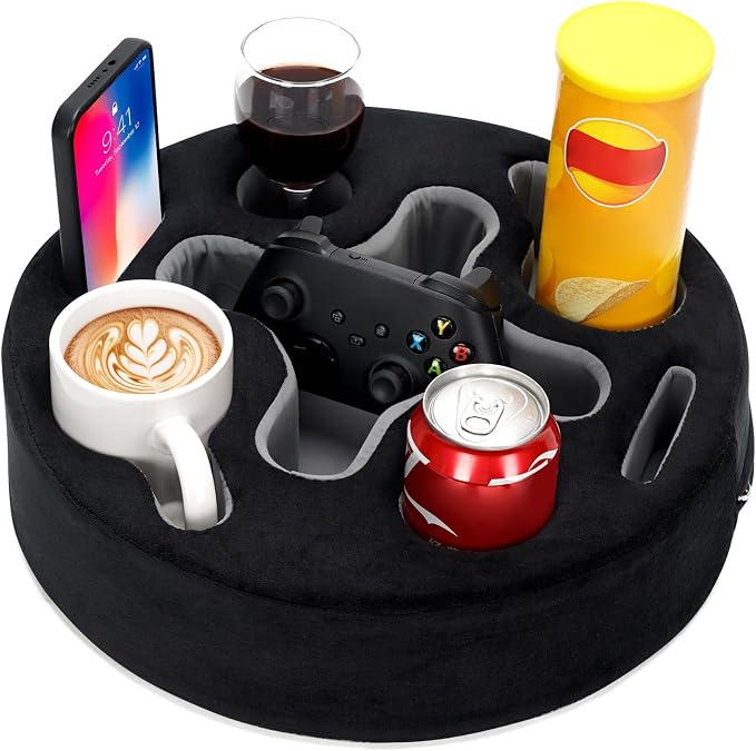 INNO STAGE Couch Cup Holder-Sofa Cup Holder Pillow | Couch Caddy Buddy | Drinks by INNOSTAGE