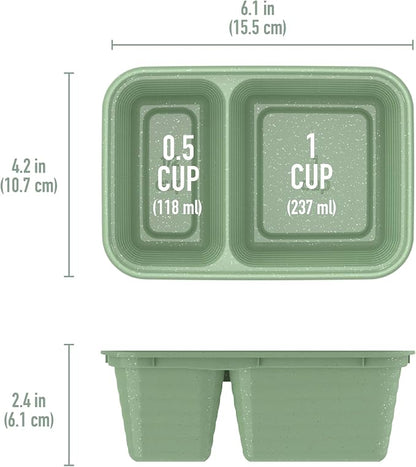 Bentgo Prep - 2-Compartment Snack Containers - Reusable, Microwaveable - Image 7