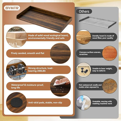 Washer Dryer Countertop, 27.5" D x 54" W Washer and Dryer Topper Covers - Image 6