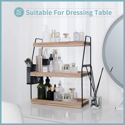 Bathroom Counter Organizer, 3-Tier Standing Storage Shelf - Image 5
